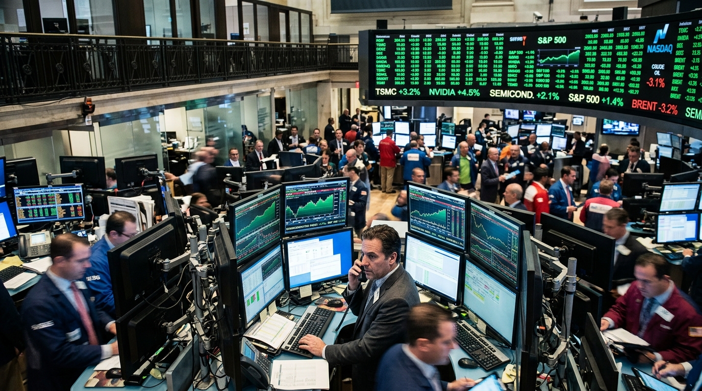 Wall Street Rises: The Semiconductor Hegemony and the Relief of Falling Oil Prices