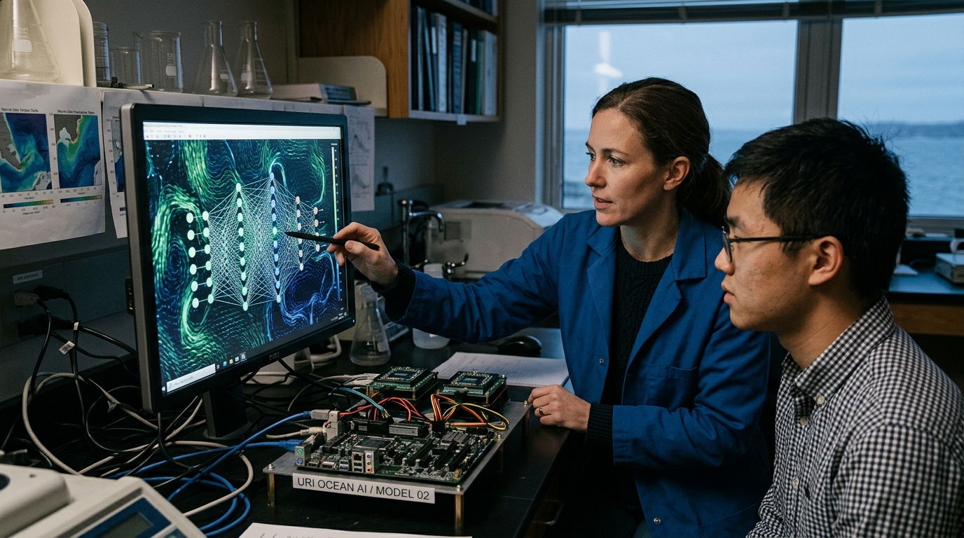 AI Illuminates the Ocean's Dark Currents: A Revolutionary Approach from the University of Rhode Island