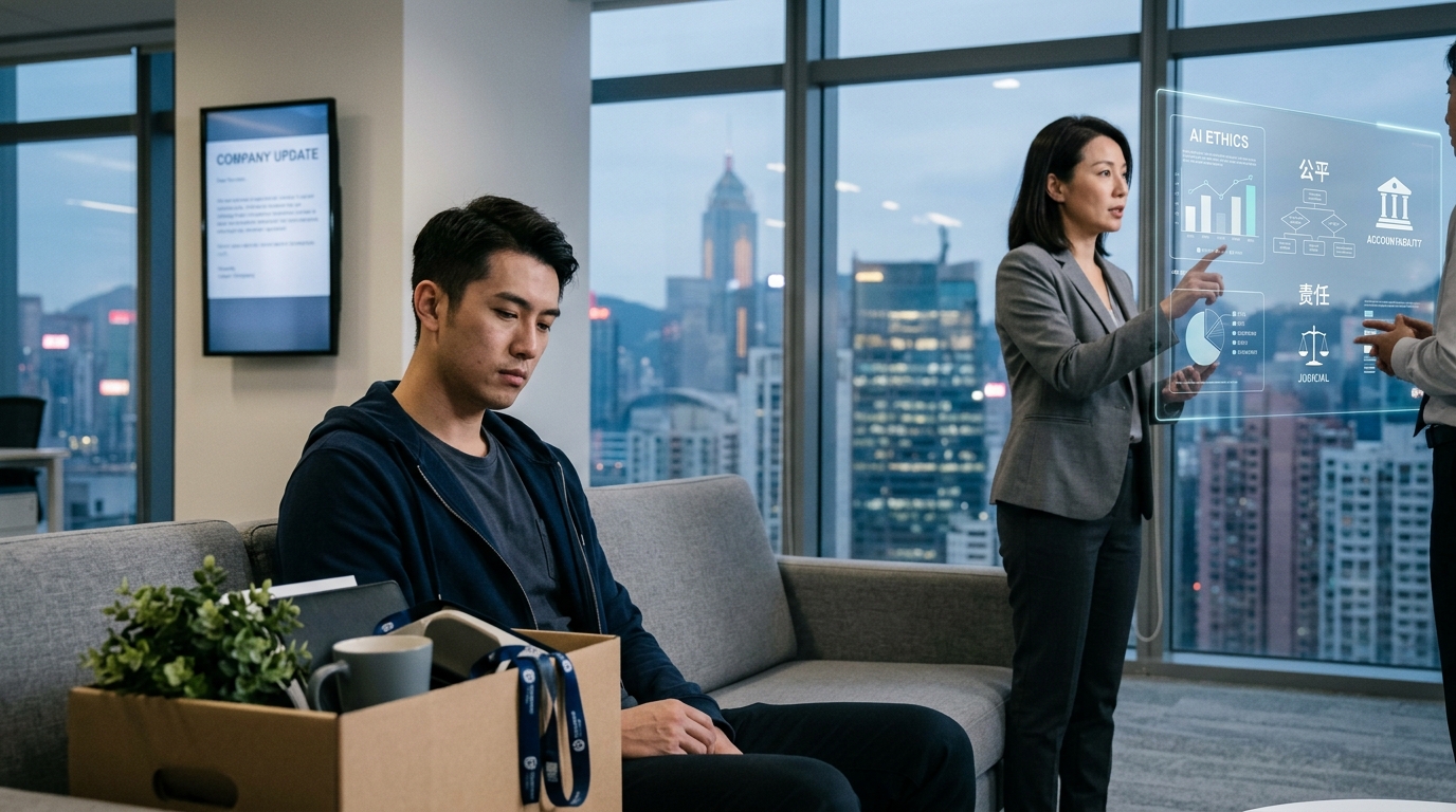 The Surge of AI Layoffs in the West and China's Judicial Counterweight: AI Ethics at a Crossroads