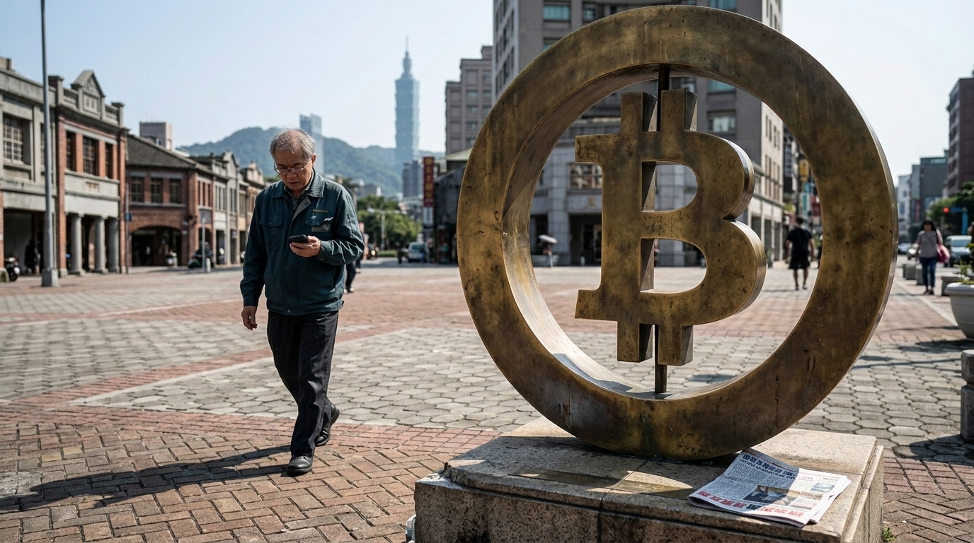 Ψηφιακό νόμισμα Bitcoin σε φόντο οικονομικής κρίσης και γεωπολιτικών εντάσεων.