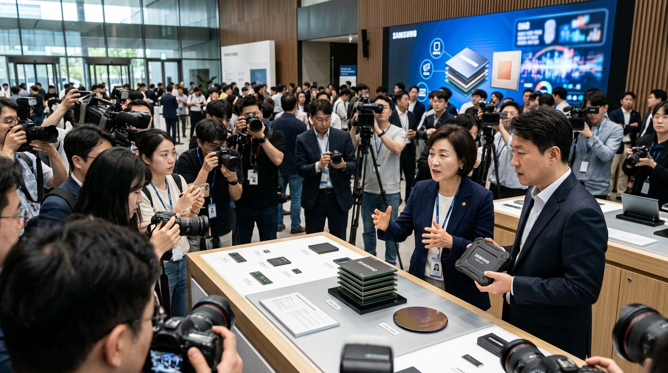 Τσιπ μνήμης υψηλής ταχύτητας της Samsung για εφαρμογές AI.
