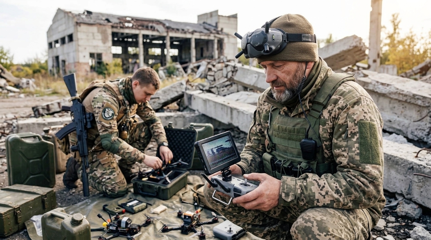 Drones-κυνηγοί κεφαλών στην Ουκρανία: Το «σκοτεινό» βίντεο του 2017 γίνεται πραγματικότητα