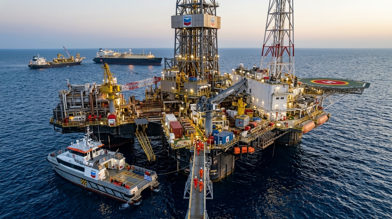 Ενεργειακός κόμβος η Ελλάδα: Η στρατηγική συμμαχία με τη Chevron και το στοίχημα των 10 δισ. ευρώ