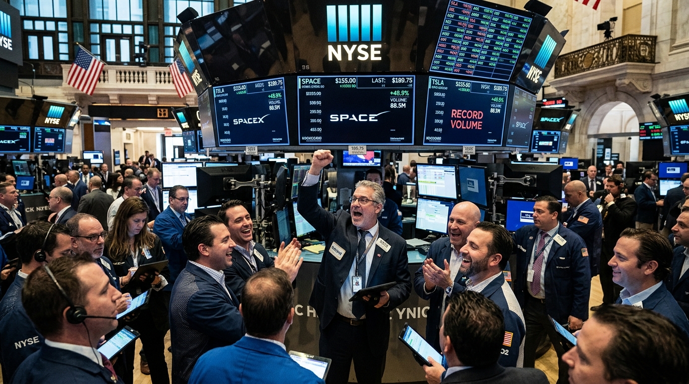 SpaceX's Wall Street Debut Breaks Records: The Dawn of a New Space Economy