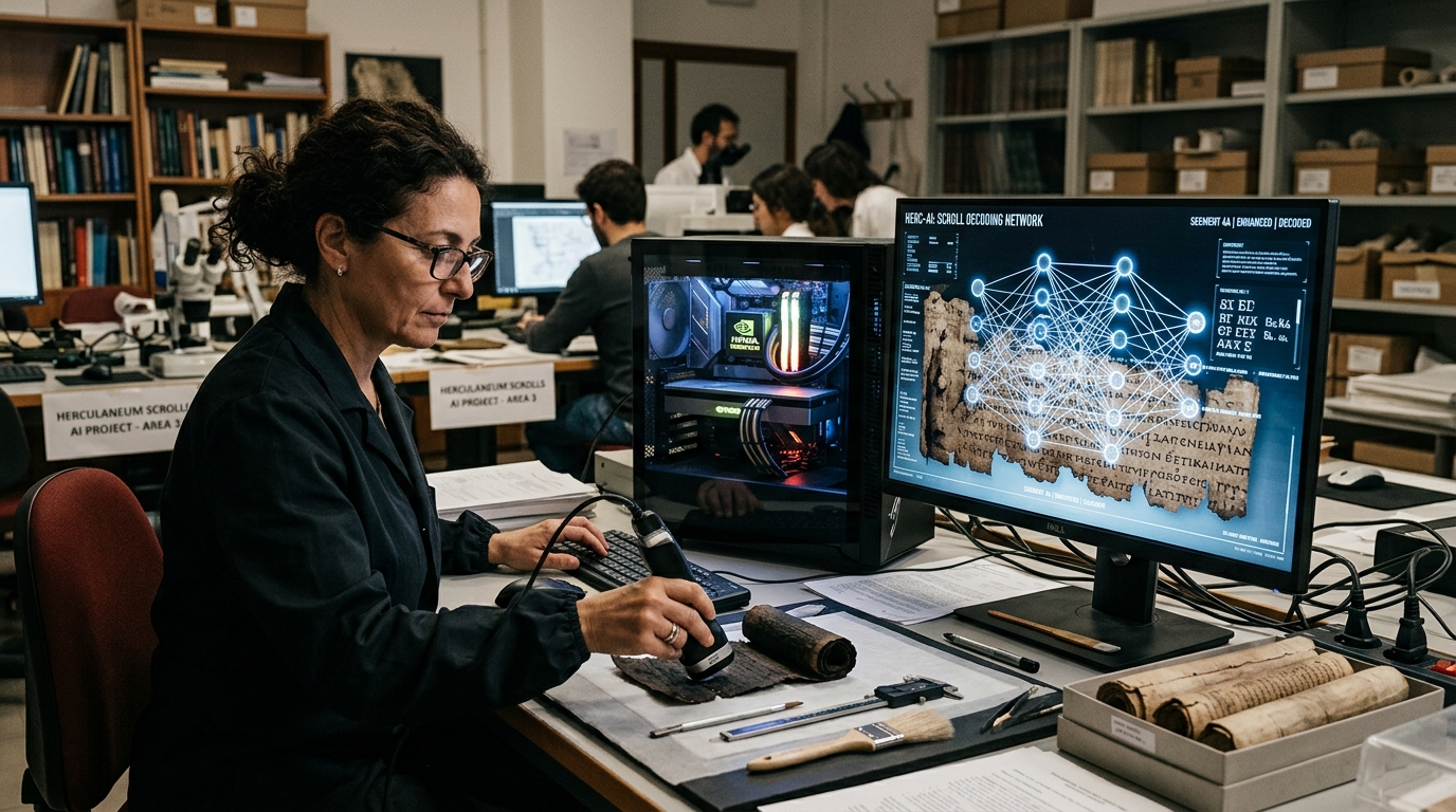 AI Resurrects the Lost Library of Herculaneum: A New Era for Classical Archaeology