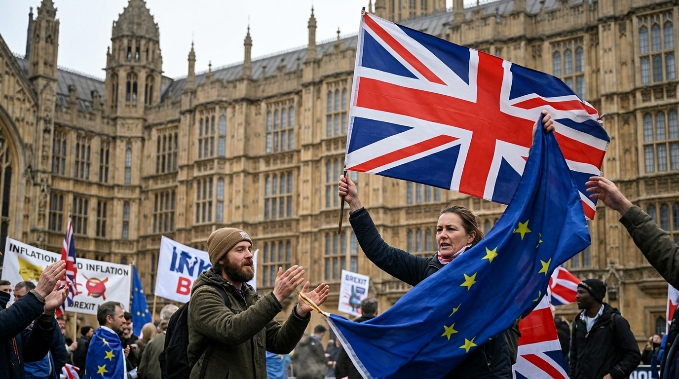 Hu Pill of the Bank of England analyzing Brexit and inflation trends.
