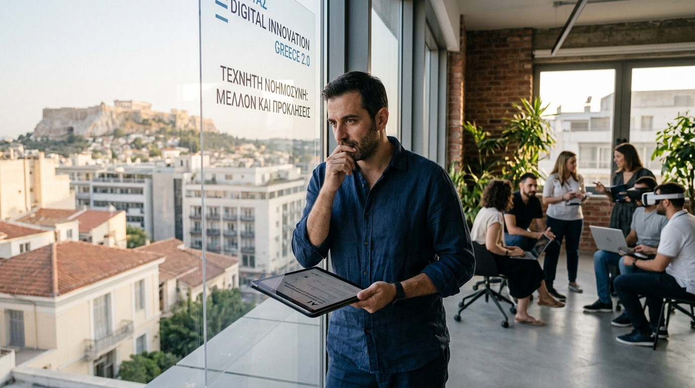 Η Τεχνητή Νοημοσύνη στην Ελλάδα: Μεταξύ Ψηφιακού Άλματος και Υπαρξιακού Φόβου
