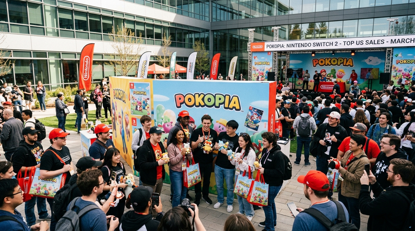 ‘Pokopia’ Flurry Helps Nintendo’s Switch 2 Top US Sales in March
