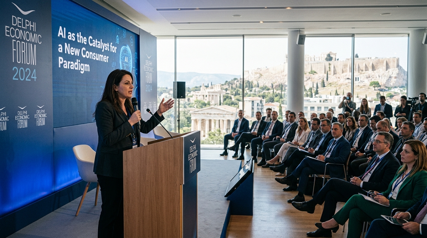 Discussion panel on Artificial Intelligence at the Delphi Economic Forum