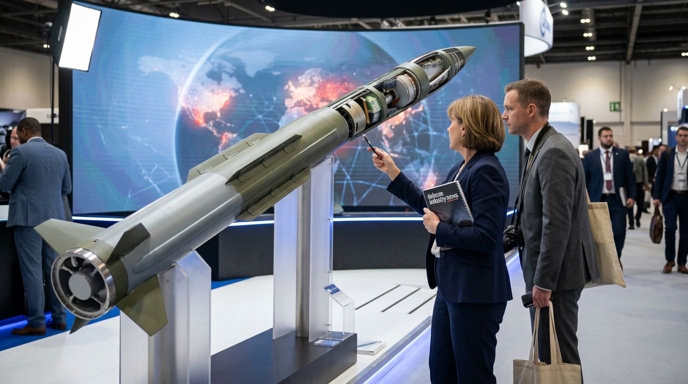 Modern missile systems representing the U.S. defense industry boom.