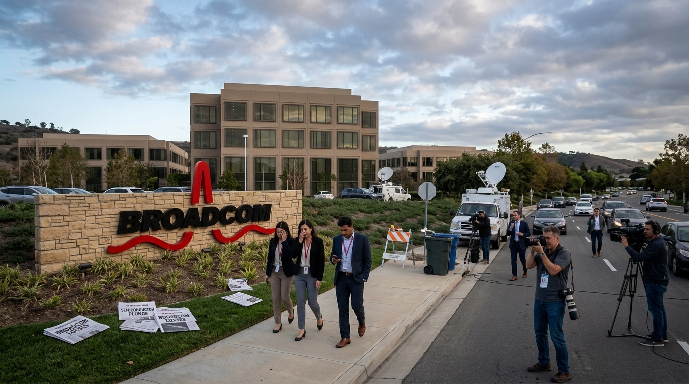 Broadcom’s Historic Plunge: The Day $300 Billion Vanished from the Semiconductor Market