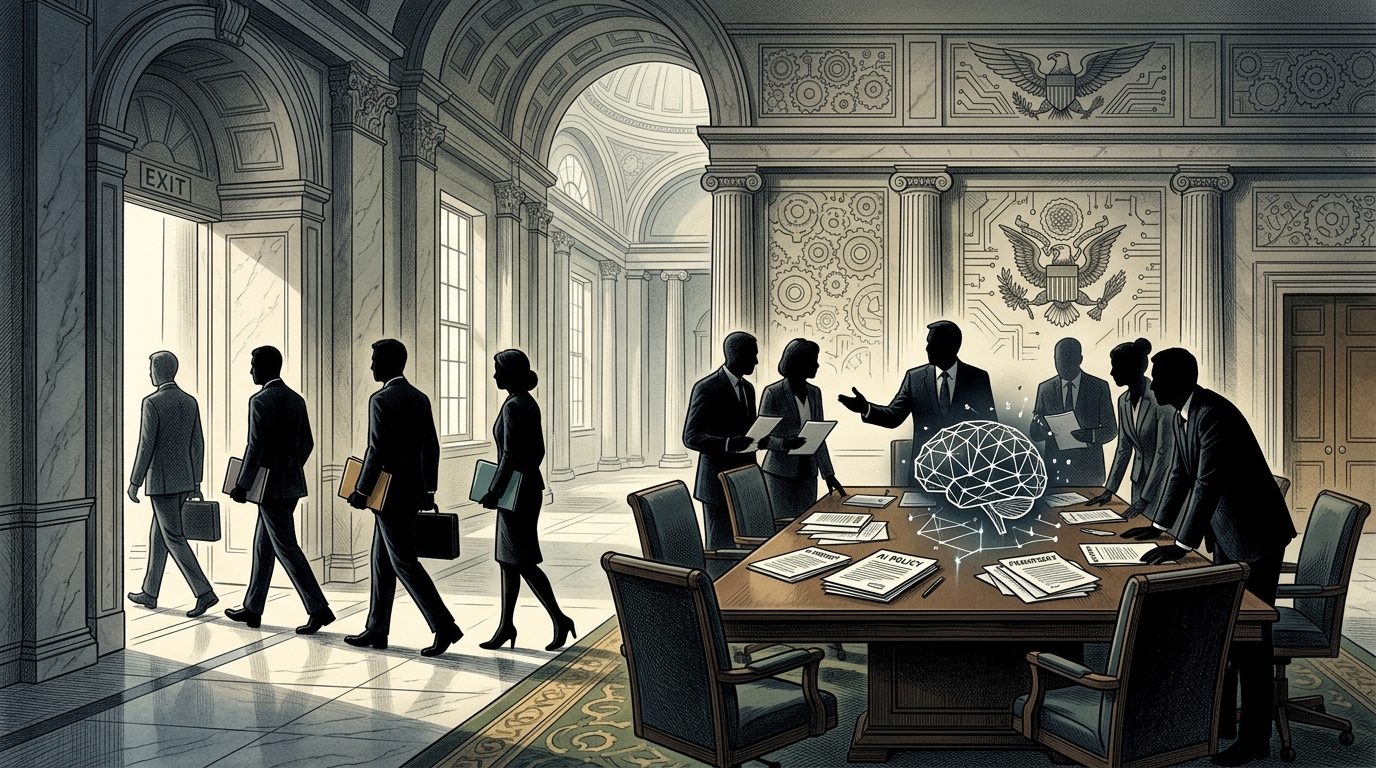 The Great AI Brain Drain: White House Policy Leadership in Flux as Top Advisers Depart