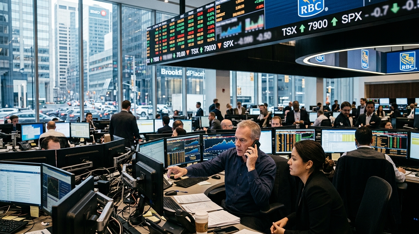 Χρηματιστηριακό ταμπλό Wall Street και ο δείκτης S&P 500 με στοιχεία Τεχνητής Νοημοσύνης.
