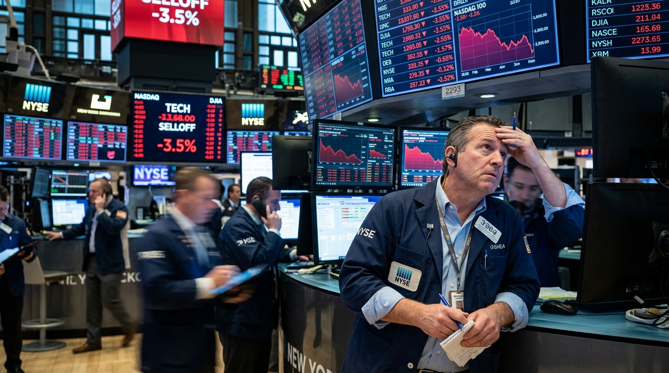 Tech Selloff: Wall Street Confronts the Reality of High Valuations