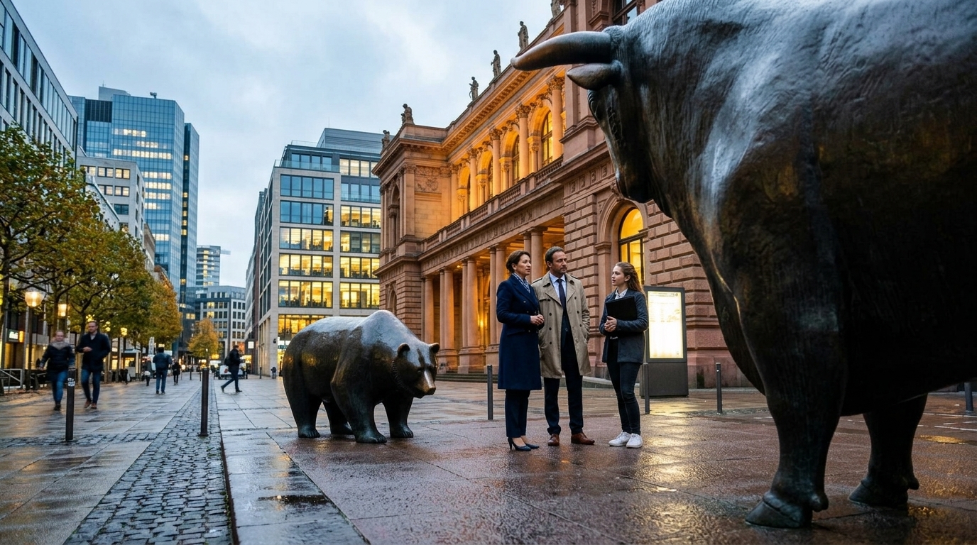 Το κτίριο του Deutsche Börse στη Γερμανία, σύμβολο της ευρωπαϊκής οικονομίας.