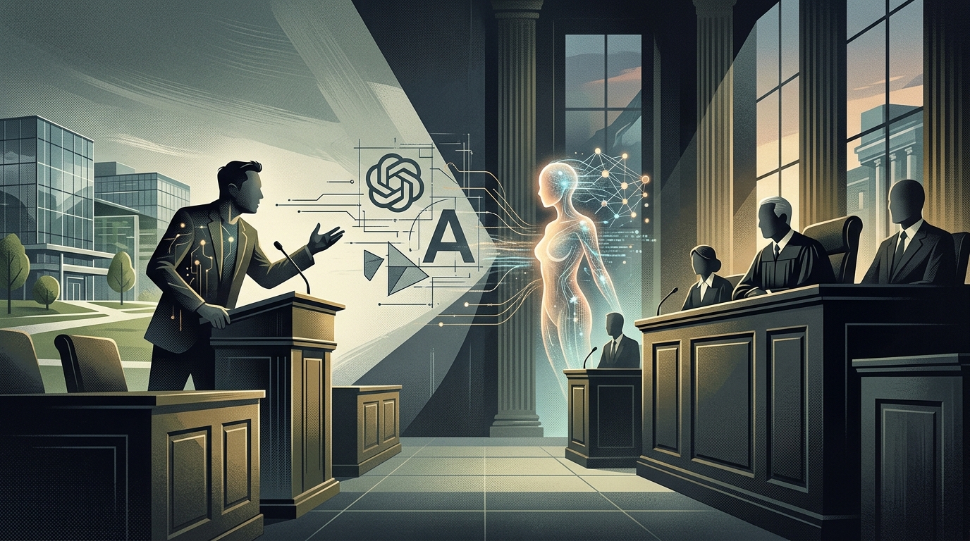 Ο Elon Musk και ο Sam Altman σε δικαστική διαμάχη για την OpenAI και την ανάπτυξη της AGI.