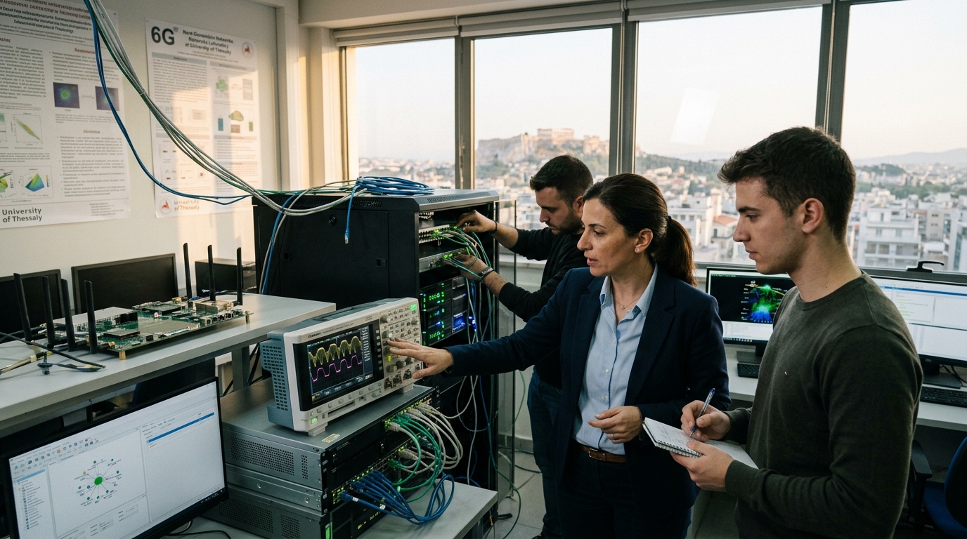 Researchers at University of Thessaly developing 6G networks with Artificial Intelligence.