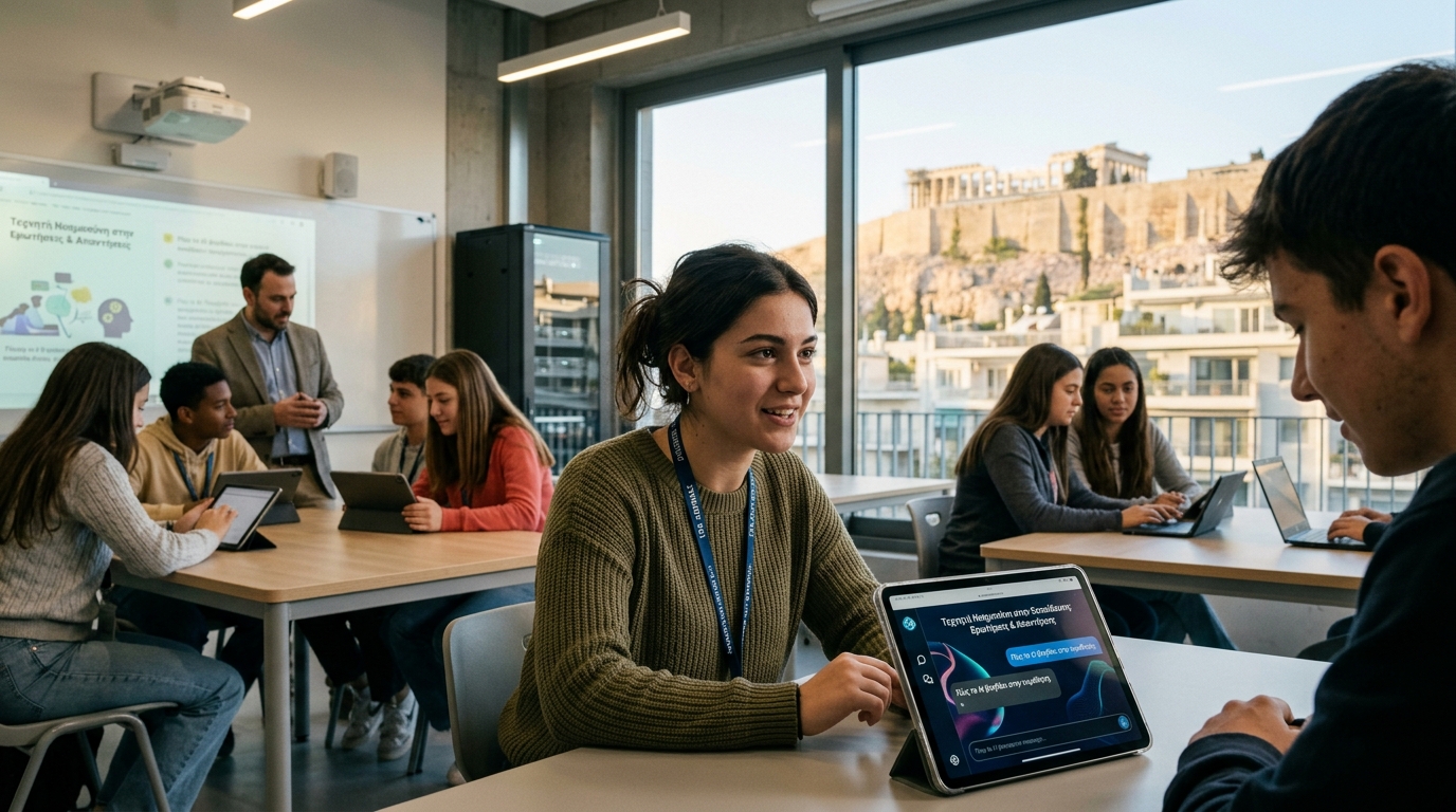 The Digital Reform of Education: Greece at the Forefront of AI Integration in Schools