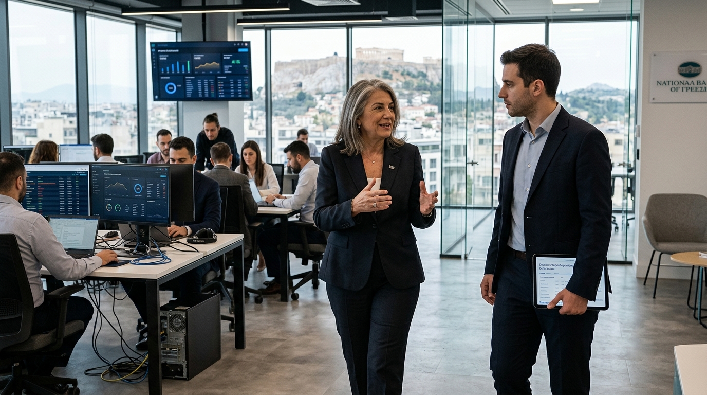 Artificial Intelligence at the Heart of National Bank of Greece: The Grand Transformation Bet