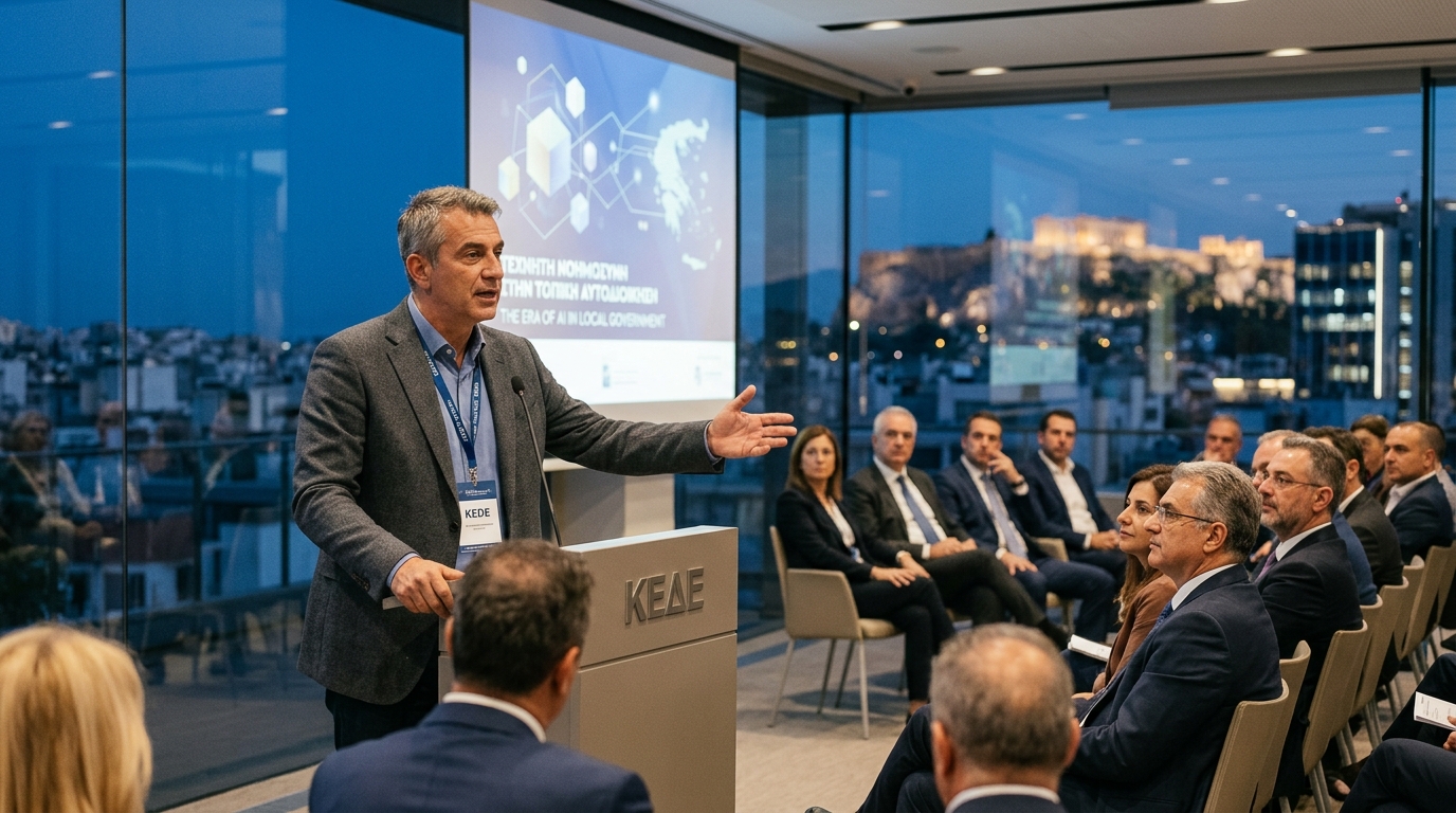 ΚΕΔΕ: Η Μεγάλη Μετάβαση της Αυτοδιοίκησης στην Εποχή της Τεχνητής Νοημοσύνης