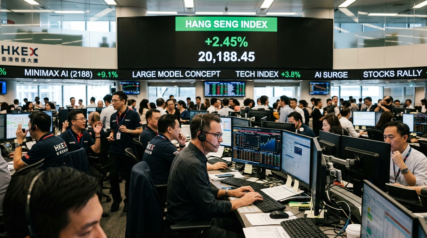 Hang Seng Rally: MiniMax AI Leads Surge in Large Model Concept Stocks
