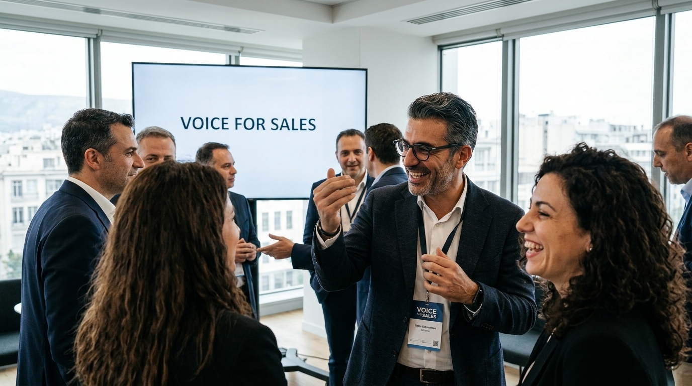 Voice for Sales: Revolutionizing the Professional Community in the Greek Sales Market