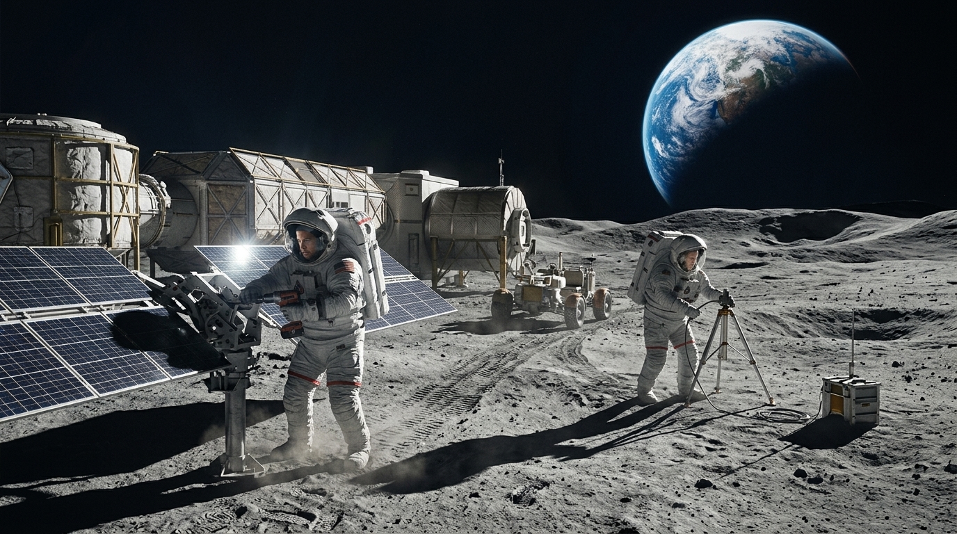 NASA Outlines Vision for South Pole Lunar Base: The Dawn of a Permanent Human Presence