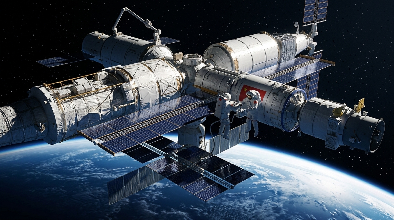 China's Giant Leap: The Year-Long Mission to Tiangong and the Road to the Moon