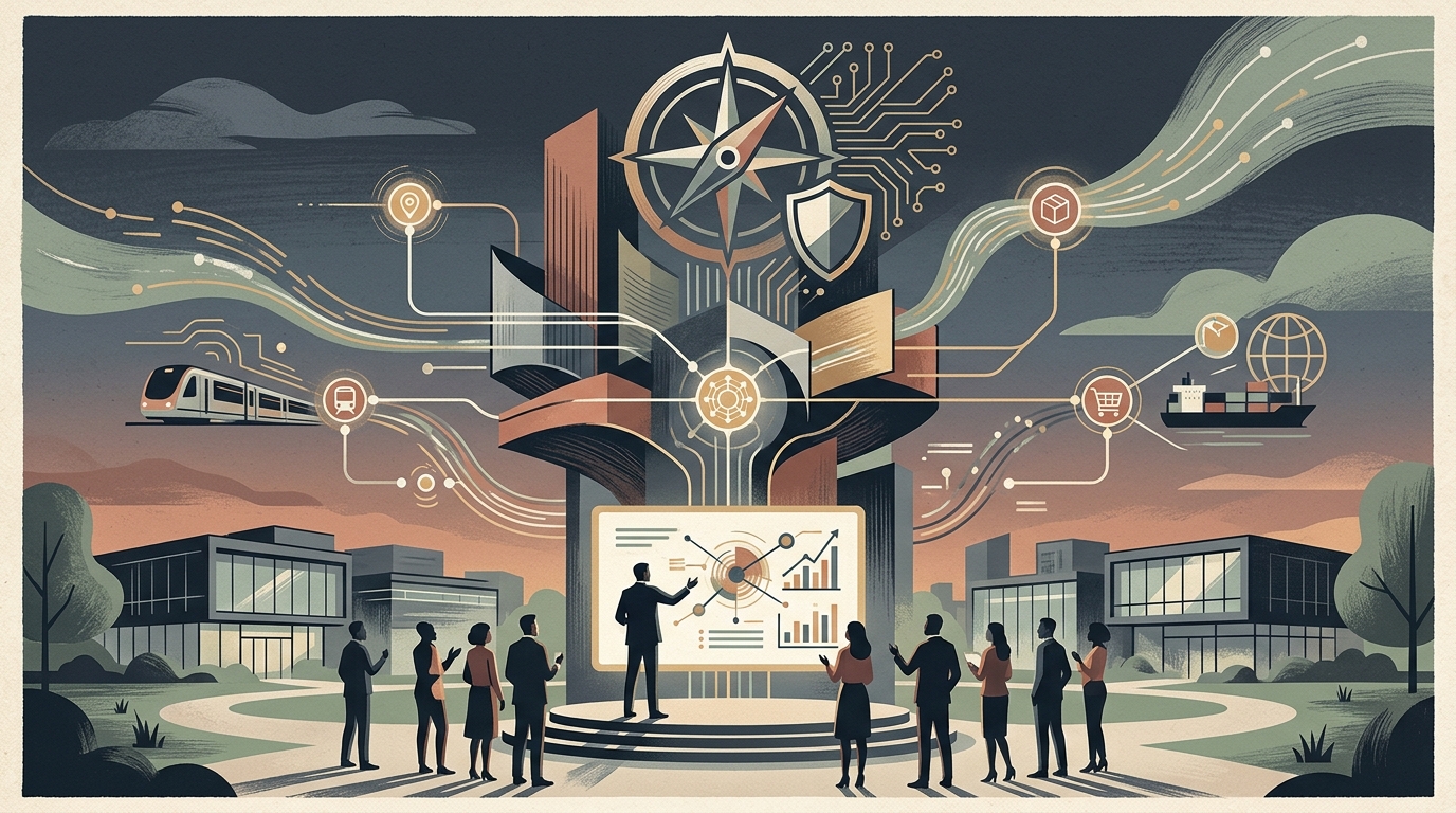 Digital representation of Agentic Commerce by American Express for autonomous AI transactions.