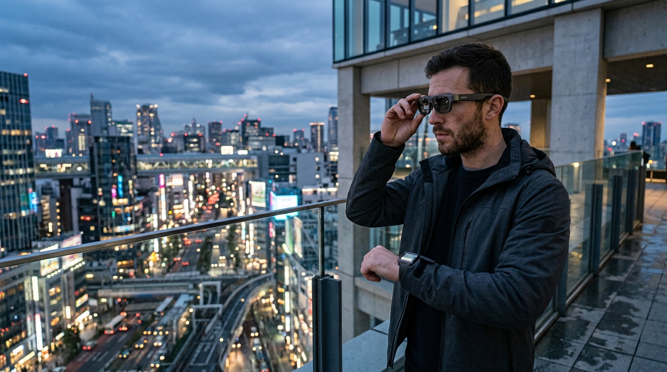 The new fifth-generation Snap Spectacles AR glasses in black.