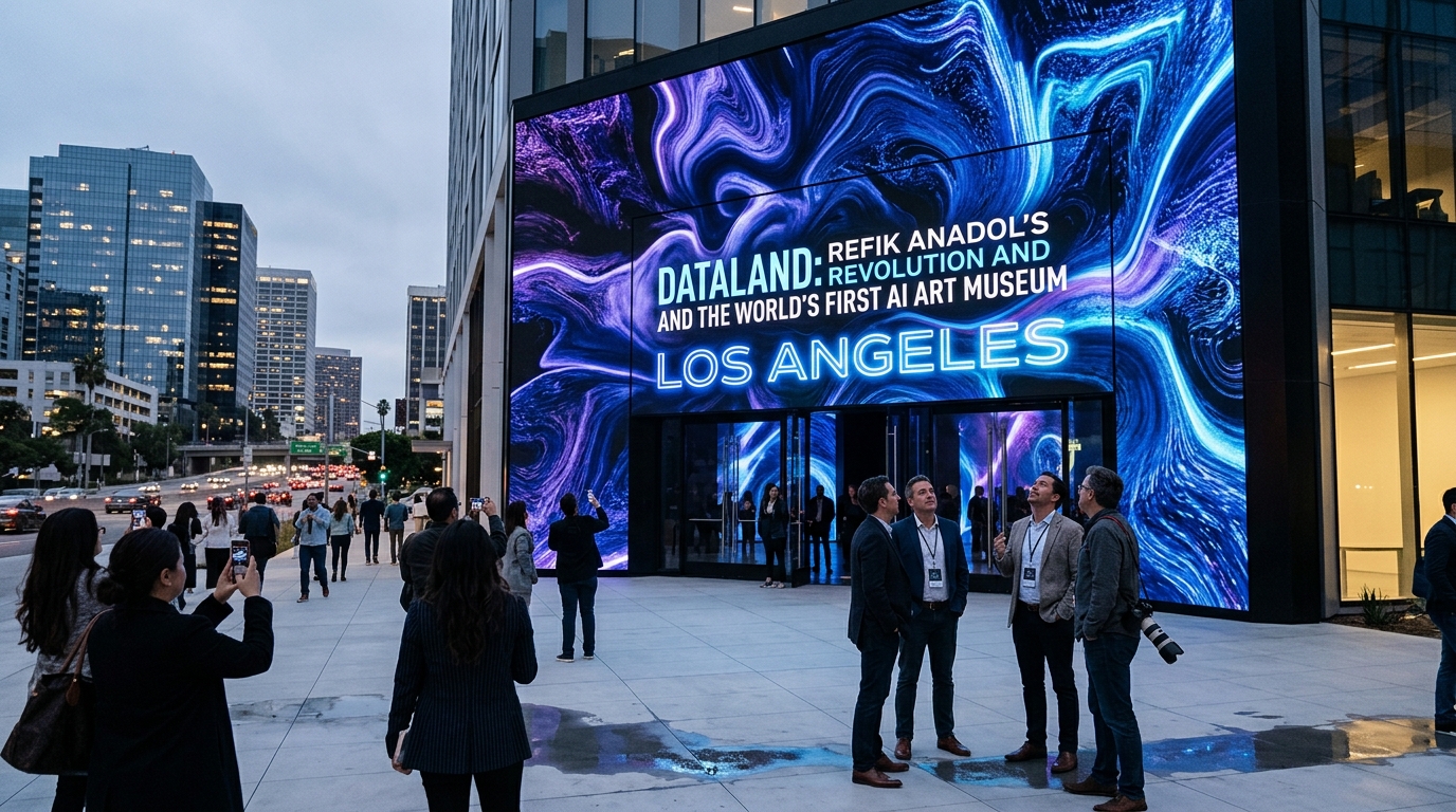 Dataland: Refik Anadol’s Revolution and the World’s First AI Art Museum in Los Angeles