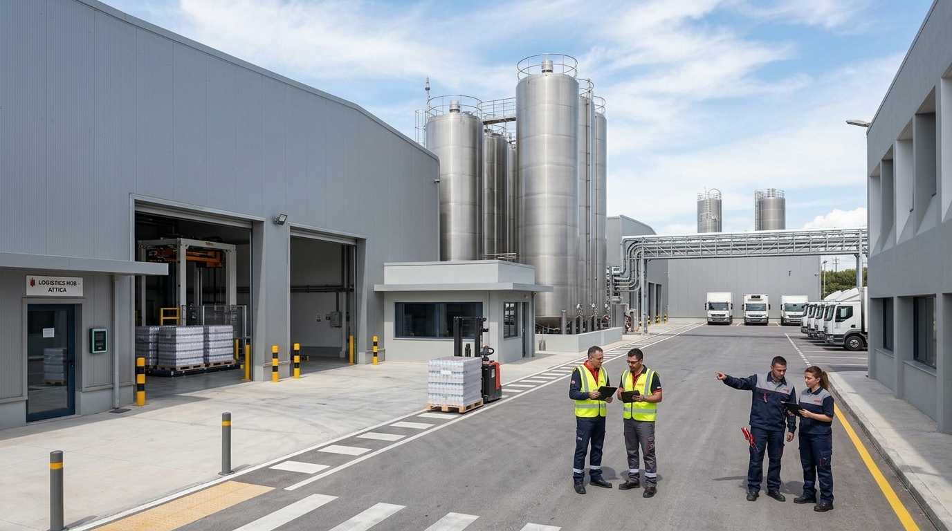 Coca-Cola HBC digital logistics hub in Attica, a 31 million euro investment.