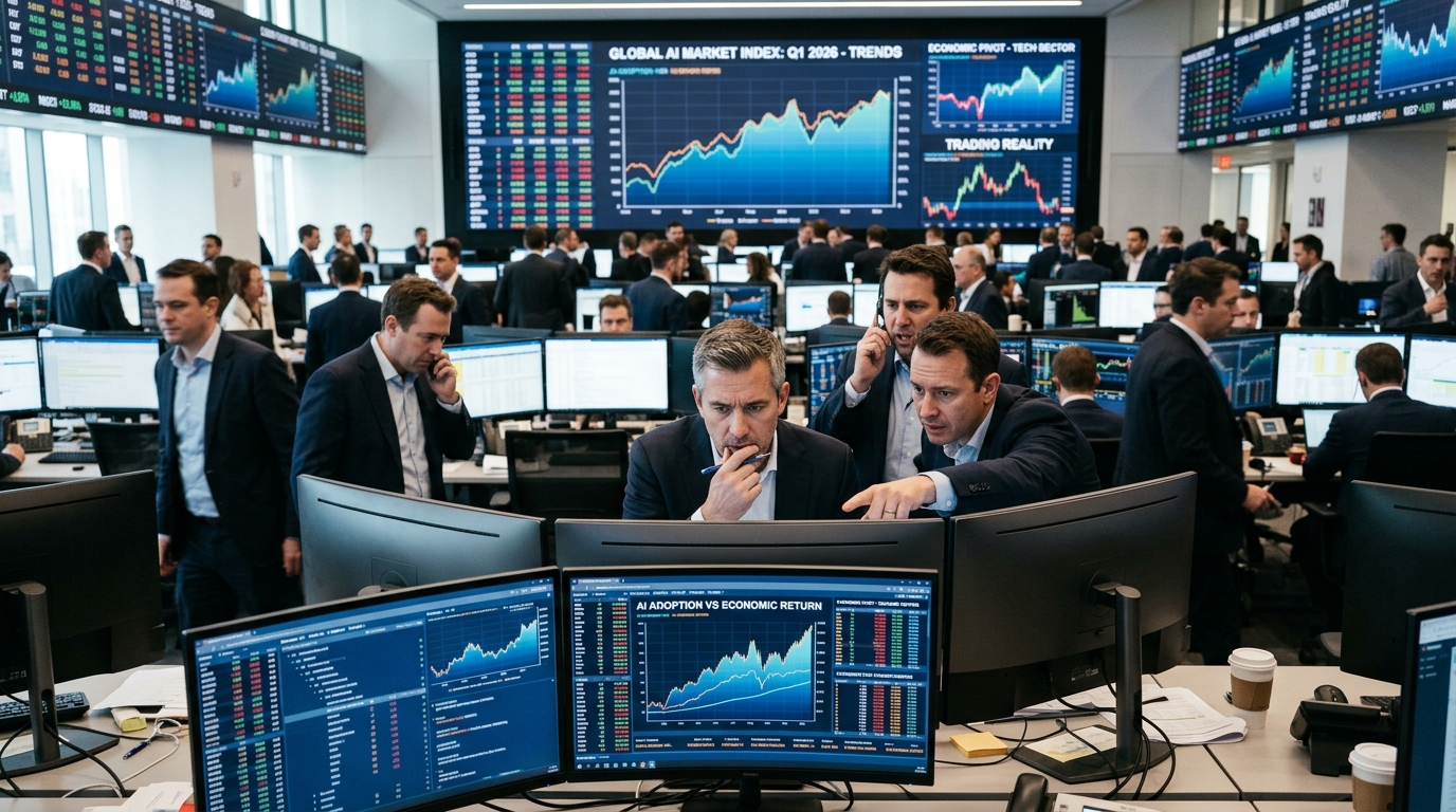 Παγκόσμιος Παλμός AI Q1 2026: Η Μετάβαση από τον Ενθουσιασμό στην Οικονομική Πραγματικότητα