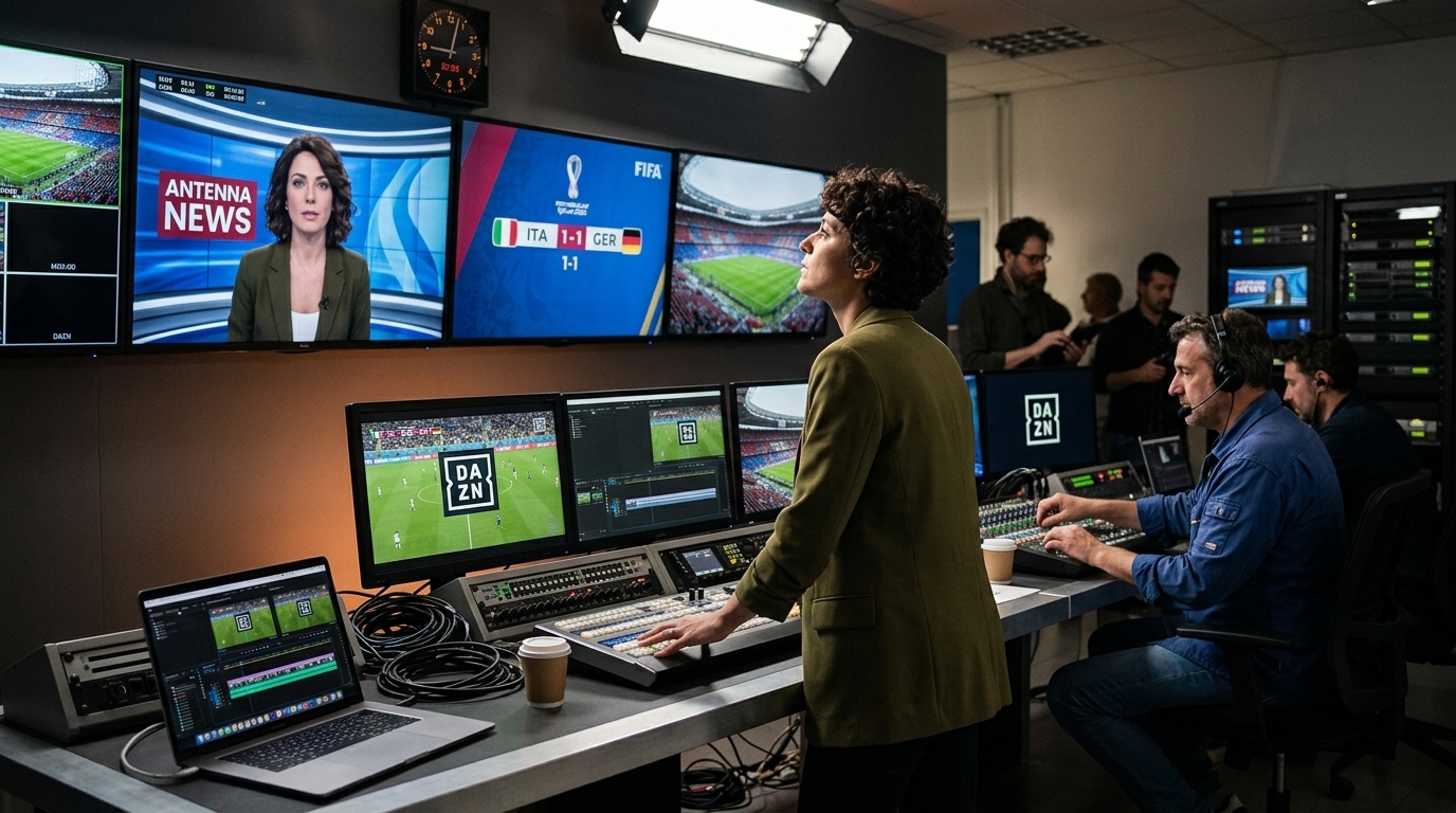 Antenna and DAZN: The Digital News Revolution in Italy Kicks Off with the World Cup