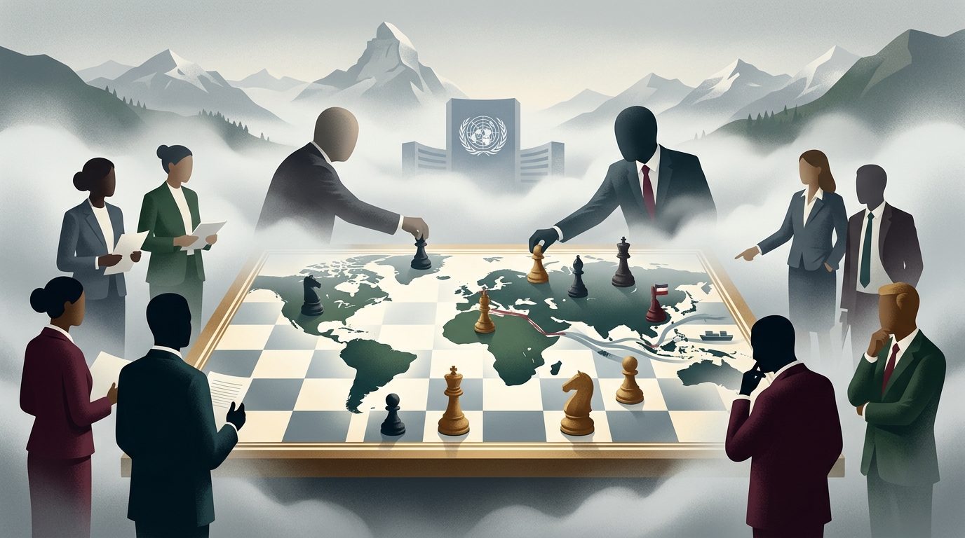 Foggy Diplomacy in Switzerland: The Geopolitical Chessboard and the Shadow of the Straits
