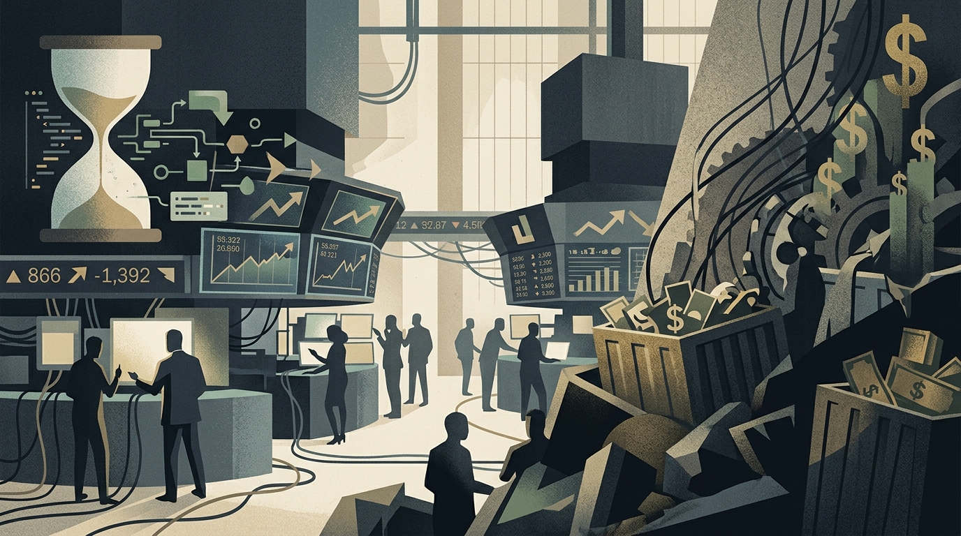 The Great Decoupling: Software Efficiency vs. The $1 Trillion Capital Trap