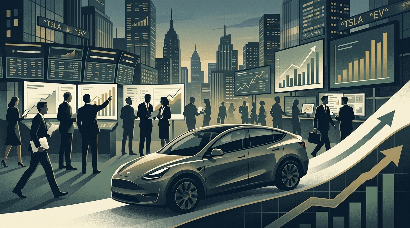 Το ηλεκτρικό αυτοκίνητο Tesla Model Y σε λευκό χρώμα.