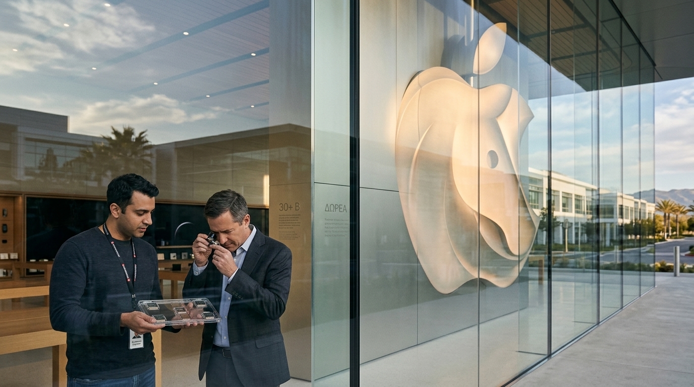 Επεξεργαστές Apple και Broadcom σε γραμμή παραγωγής ημιαγωγών στις ΗΠΑ.