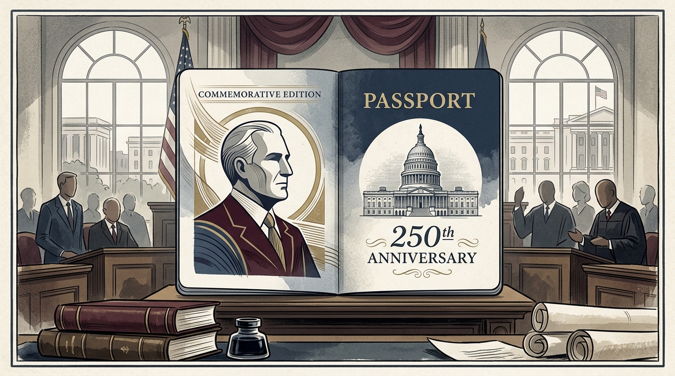 New U.S. Passports: Trump’s Image Featured in 250th Anniversary Commemorative Edition