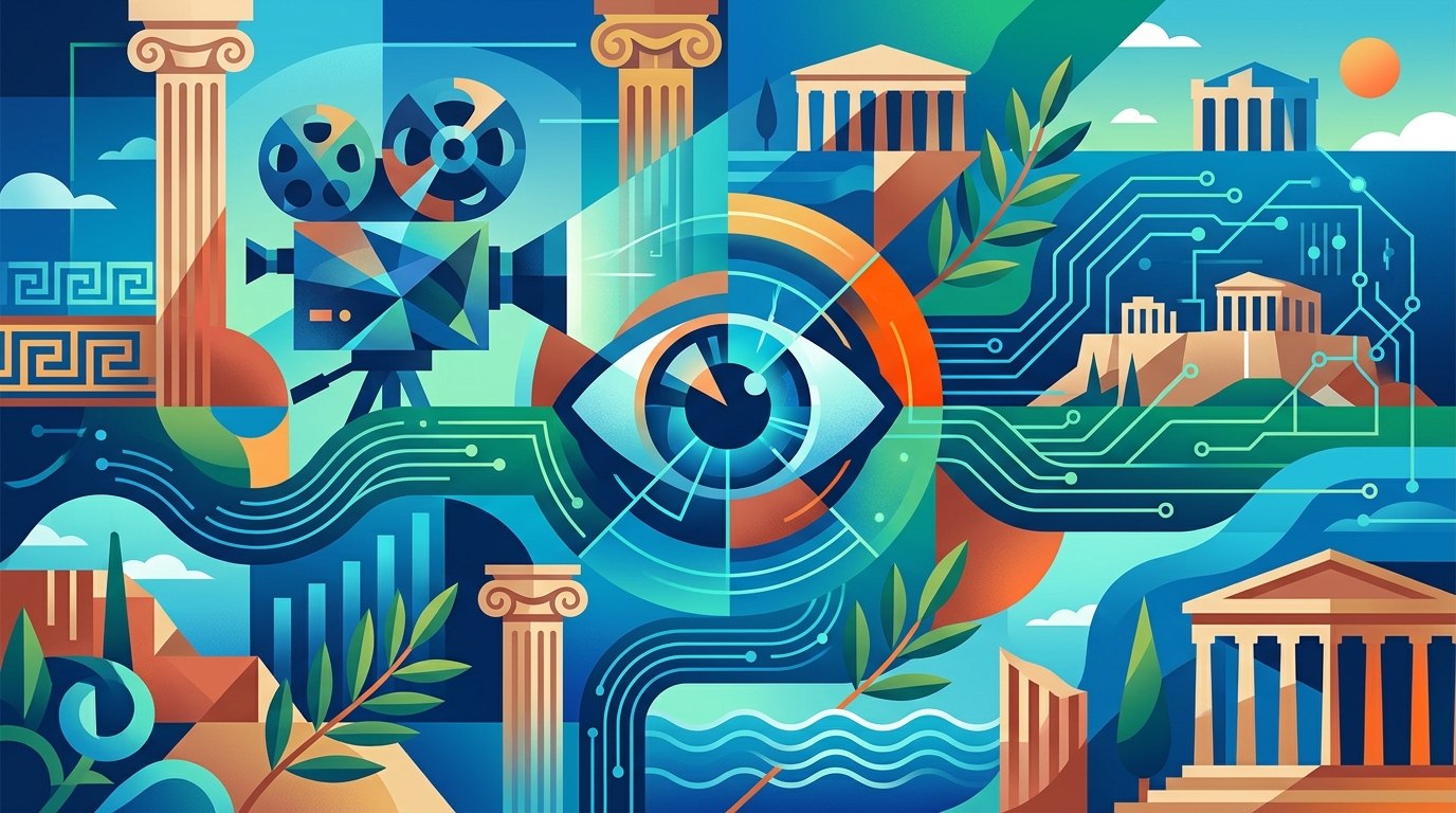 Director Martin Scorsese exploring the role of AI technology in modern cinema.
