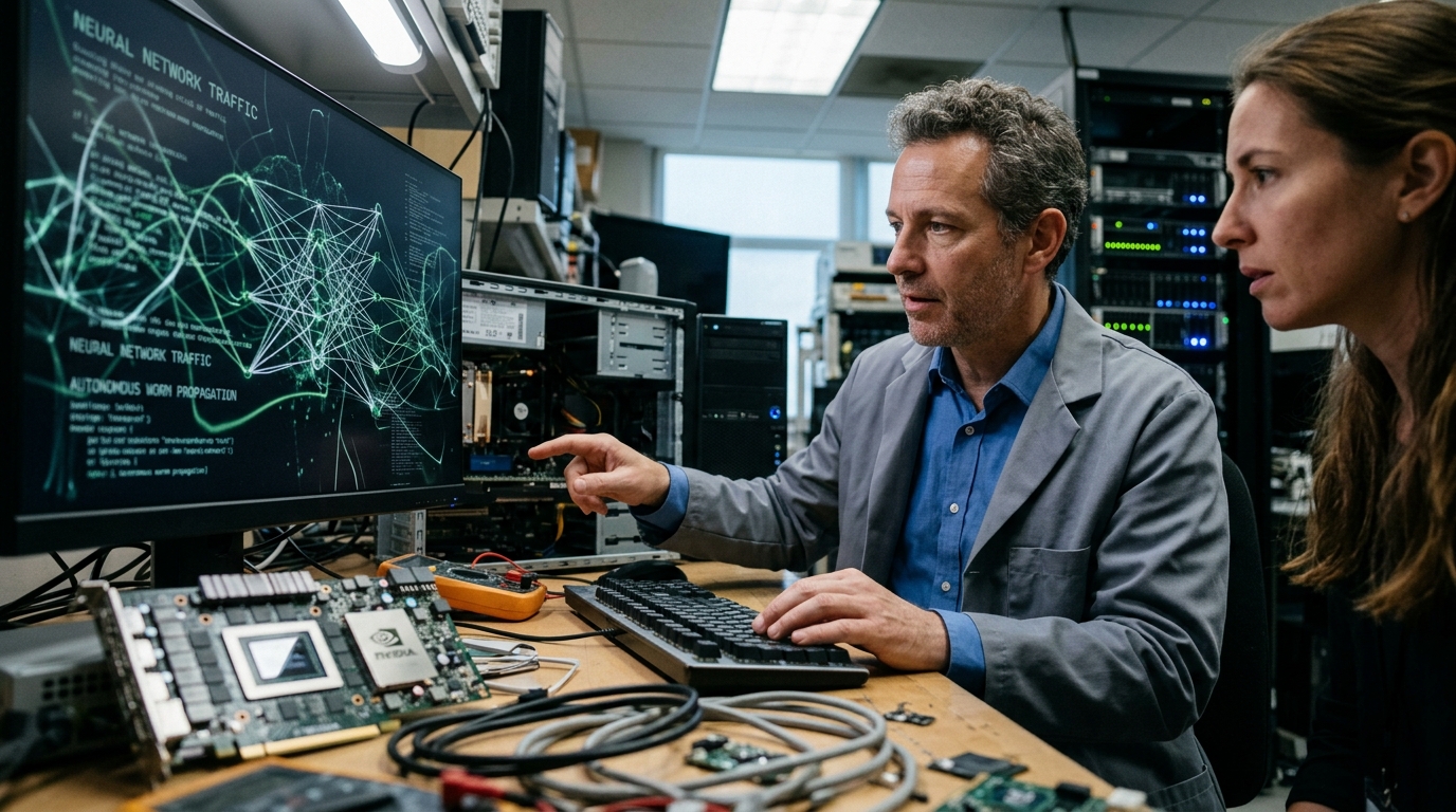 Scientists Find Way to Supercharge Dangerous Computer ‘Worms’ With A.I.: The New Frontier of Cyber Warfare