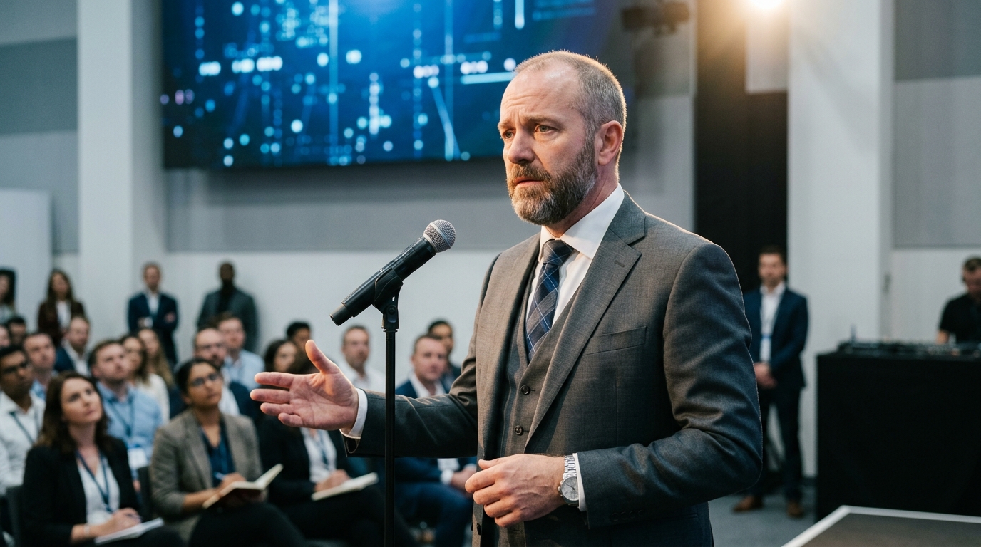 Tech executive discussing AI in restaurants and the importance of human hospitality.