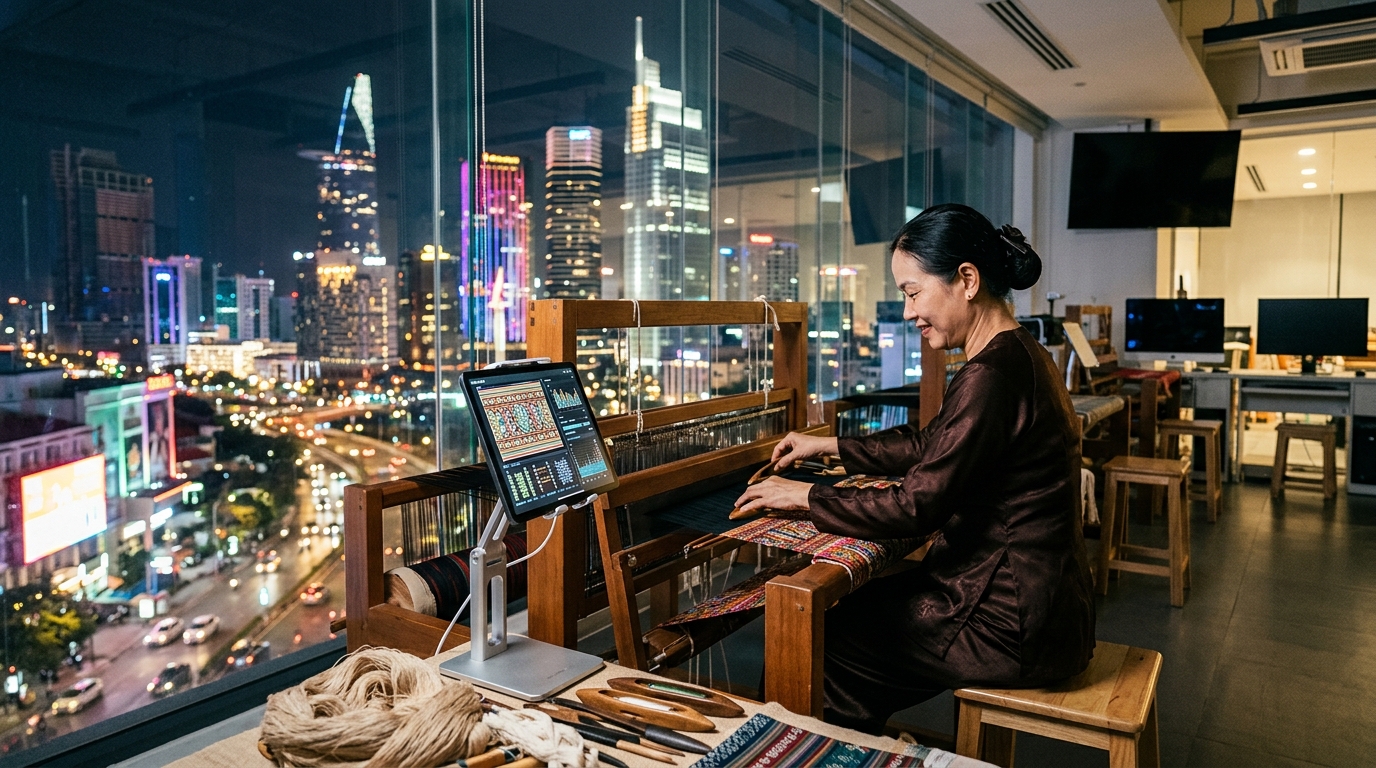 The Renaissance of Tradition: How AI is Rescuing the Art of Weaving in Vietnam