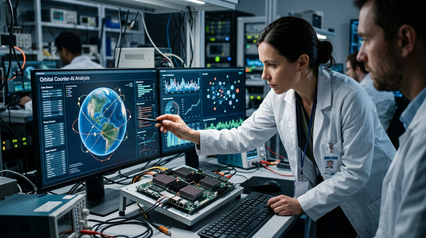 The Invisible Front: Counter-AI Threats and the Vulnerability of Orbital Intelligence