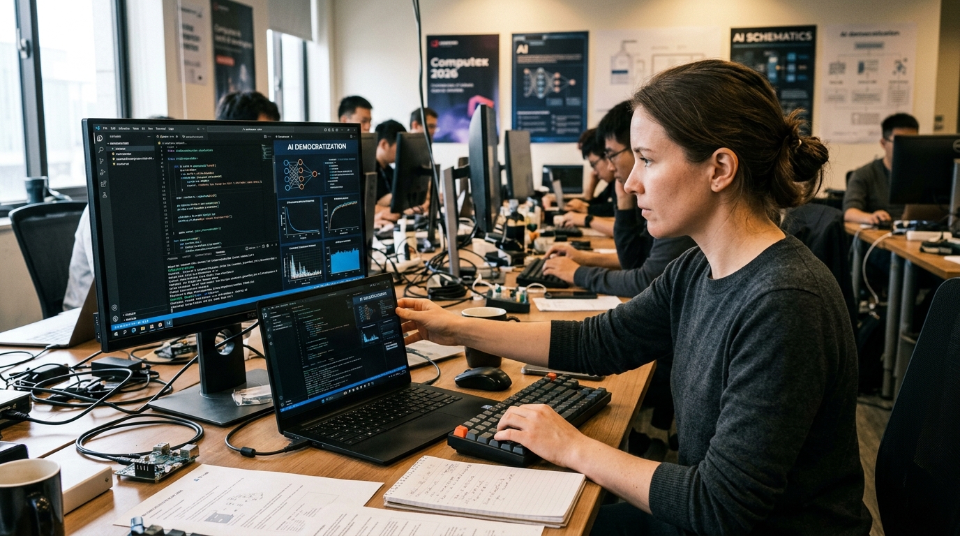 Computex 2026: Η Μεγάλη Δημοκρατικοποίηση της Τεχνητής Νοημοσύνης — Από τους Υπερυπολογιστές στα Laptops των 300 Δολαρίων