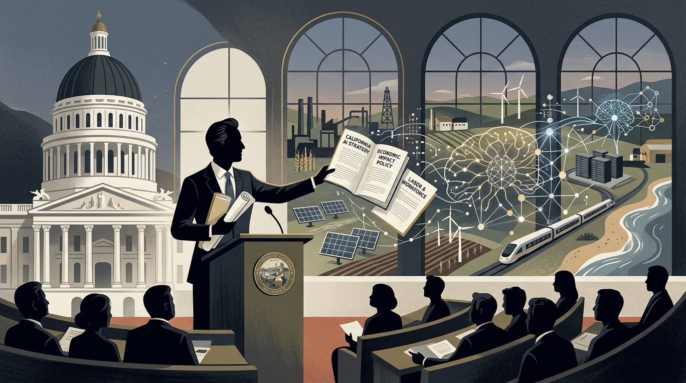 California Sets the Pace: Governor Newsom’s Strategy to Confront the Economic Impact of AI