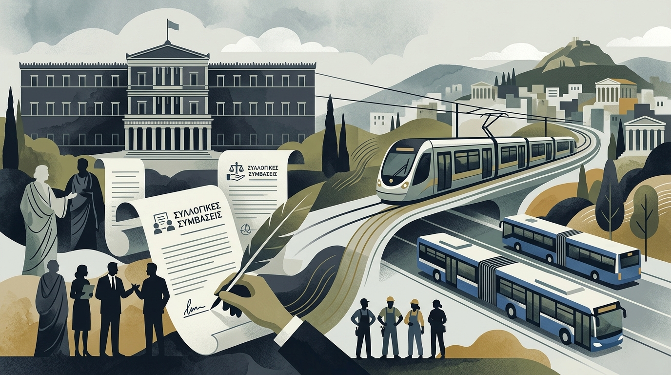 Kyriakos Mitsotakis: New Collective Labor Agreements and the Modernization of Athens Public Transport