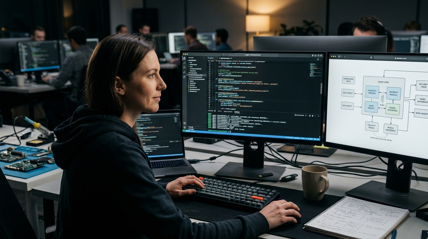 Απεικόνιση της ασφάλειας AI agents και της στρατηγικής κυβερνοασφάλειας της Cisco.