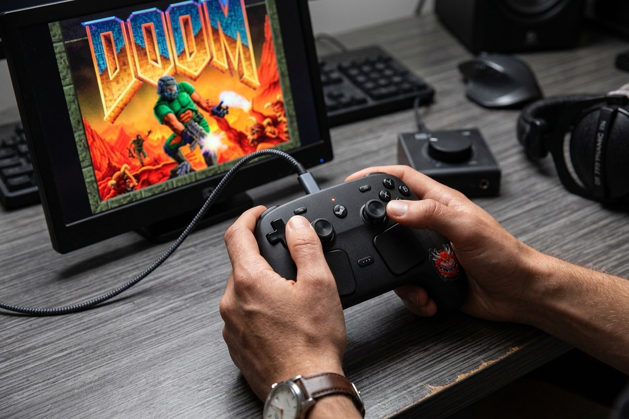 The Melody of Haptics: Valve's New Steam Controller Sings the Doom Soundtrack