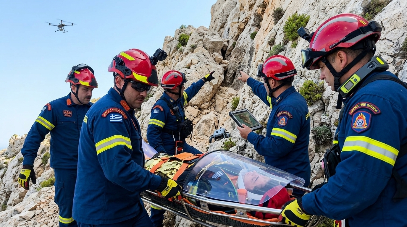 Επιχείρηση διάσωσης SAR με χρήση τεχνολογίας AI στη Ζάκυνθο